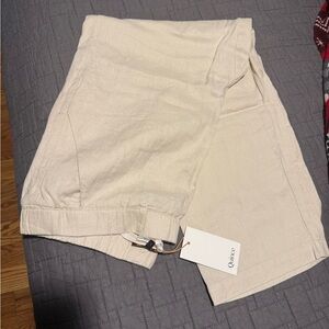 Quince Light Beige linen pants